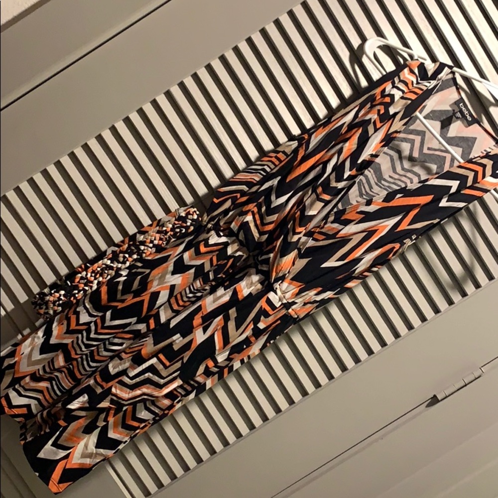 Bebe wrap style dress